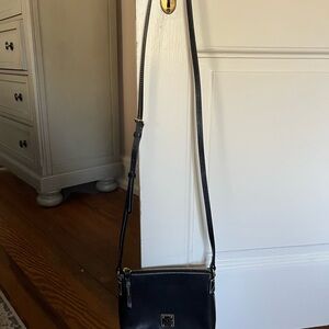 Dooney & Bourke Black Leather Crossbody Bag